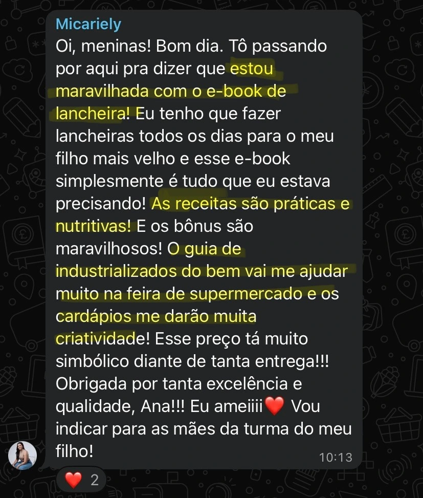 Depoimento real